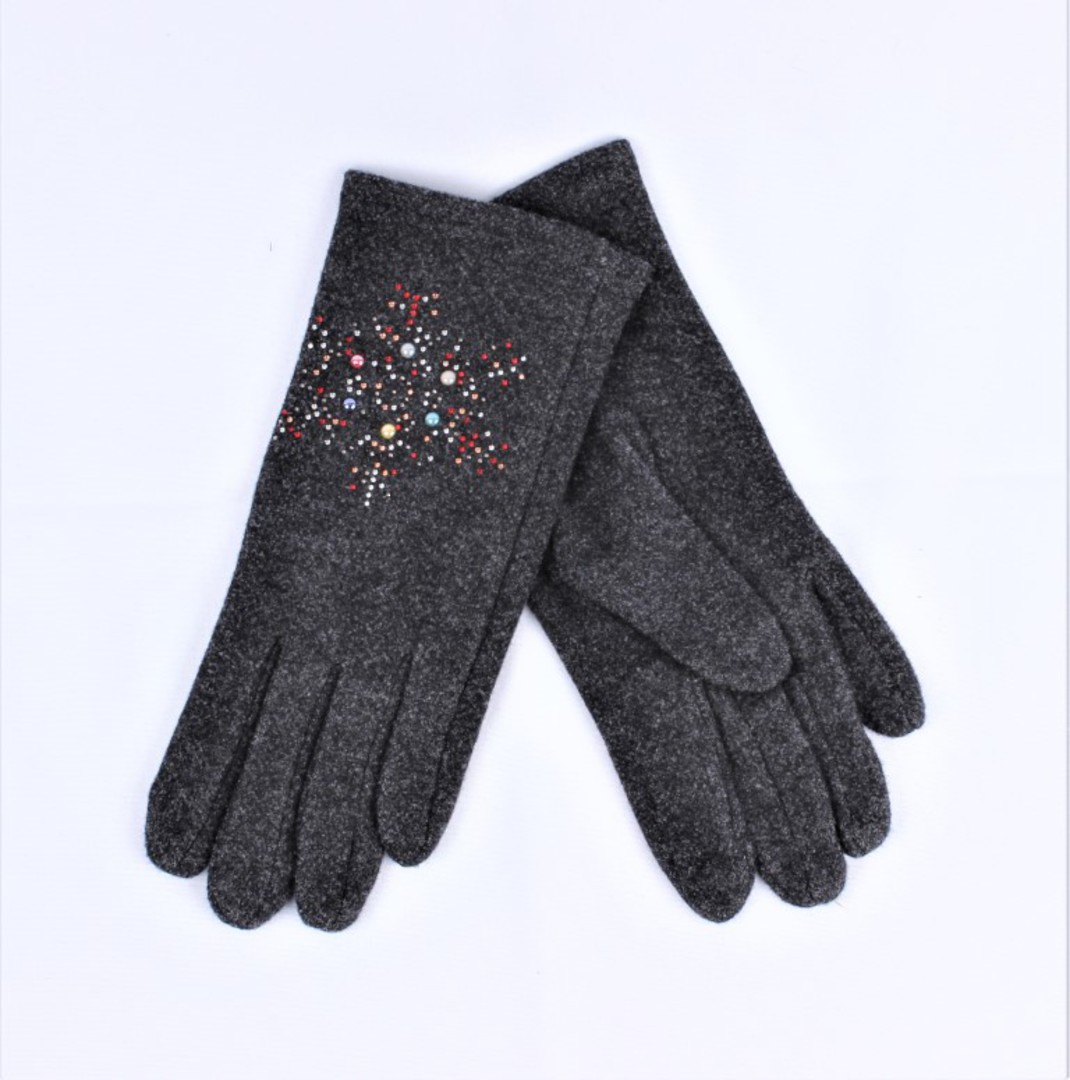 Shackelford ladies beaded glove black Style; S/LK4850 image 0